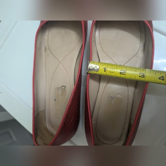 Salvatore Ferragamo Light Red/Pink Flats US 9 - Picture 15 of 16
